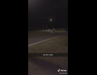 Collab BitchMP - Girl runs into gate in blue overalls