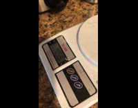 Digital scale increases when microwave is on