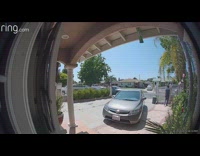 Ring guy checks mail car gunshots fireworks