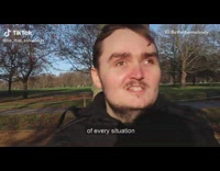 Guy asks blind stranger for advice 