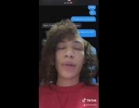 Collab BitchIG2 - Girl greenscreen bestfriend come over text