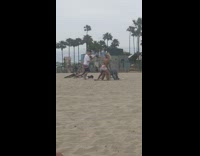 Two woman dance hump each other beach NSFW