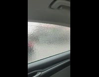 Collab BitchMP - Frozen sheet of ice over car window falls