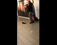 Pink panther theme song harmonica subway guy 