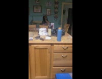 Woman makes deep growls