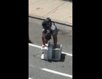 Collab WINY - Man drag AC unit on the street