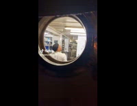 Lady Sprays Water on Staff in Kitchen