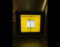 Windows error message on MTA screen 