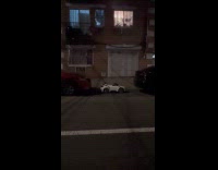 Collab WINY - Rechargeable toy car parked on the street