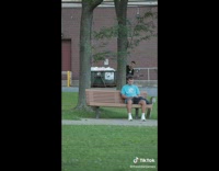 Collab BitchIG2 - Guy sneaking up to people mission impossible guitar