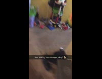 Just Making Him Stronger Okay Running Kid Hit With SoccerBall