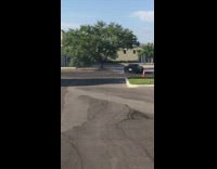 Black car drift road loud screech