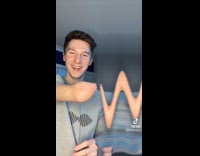 Collab BitchIG2 - Guy tiktok filter wave shows hes missing arm
