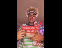 Guy trix bunny rabbit kids milk cereal 