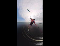 Collab SendItOfficiall - Man kitesurfing at the beach