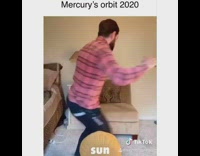 Red plaid shirt guy dances alone bedroom 