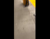 Collab Subway_Creatures - Man wearing black dress and valak mask for Halloween 