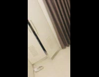 Bedroom makeover before and after red pillows 