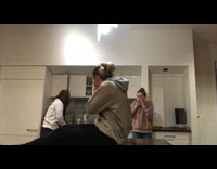 Collab BitchMP - Girl kicks light fixture and breaks it