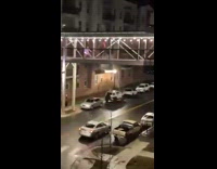 Collab BitchMP - Two guys on bridge fighting with light sabers