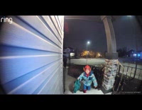 Guy says creepy things from the doorbell