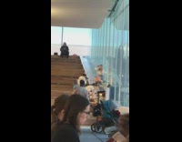 Photoshoot in quiet library 