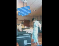 Girl sees boyfriend after two weeks hospital 