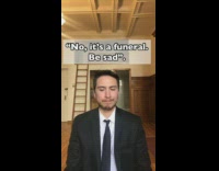 Man Says his Thoughts During Funeral Service 