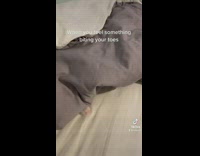 When you feel something biting your toes