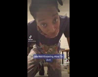 That one goofy cousin that dont act right on FaceTime