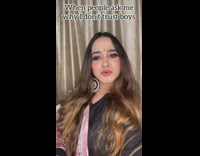 When people ask me why I dont trust boys