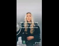 Girl does Love Island voiceover