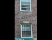 Air bubbles blown from the apartment building