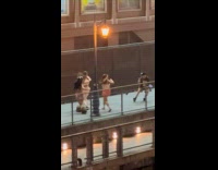 Collab IITW - Three women tiktok dance near park lake