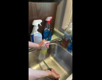 Guy makes water bottle bong with vape pen