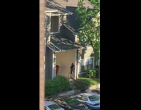 Man black jacket lean wall apartment photo shoot