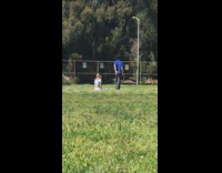 Couple fight selfie picture public field