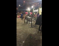 Couple records themselves walking 