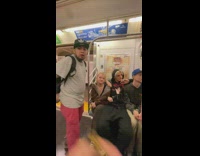 Man gets pushed off of subway after arguing with passengers
