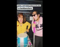 Guy girl makes loud noise during class