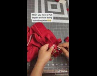 Girl fashion designer seamstress business administration degree 