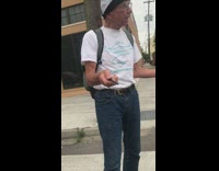 Old man magic trick through twenty 20 dollar bill