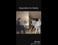 Expectations vs reality girl follows couple dance 