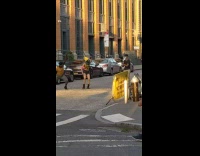 Guy girl dance music video yellow beanie