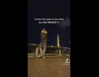 Couple try to make cute video before eiffel tower lights up 