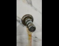 Broke restroom at the university in india 