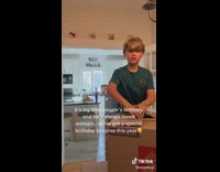 Kid Opens Box as his Birthday Gift