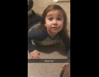 Dad asks little girl laying on floor if she died and she wakes up instantly