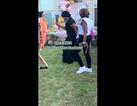 Collab ClipsIG - Extra auntie dancing at a family cookout
