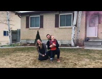 Family gender reveal then kid walks out